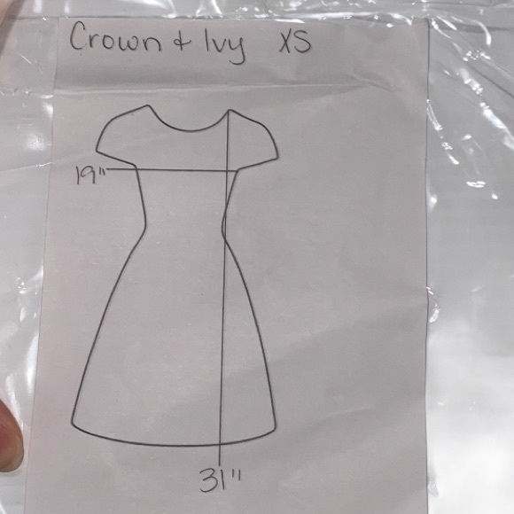 Crown & Ivy Elephant Trunk Marching Dress XS Lace - Picture 2 of 9